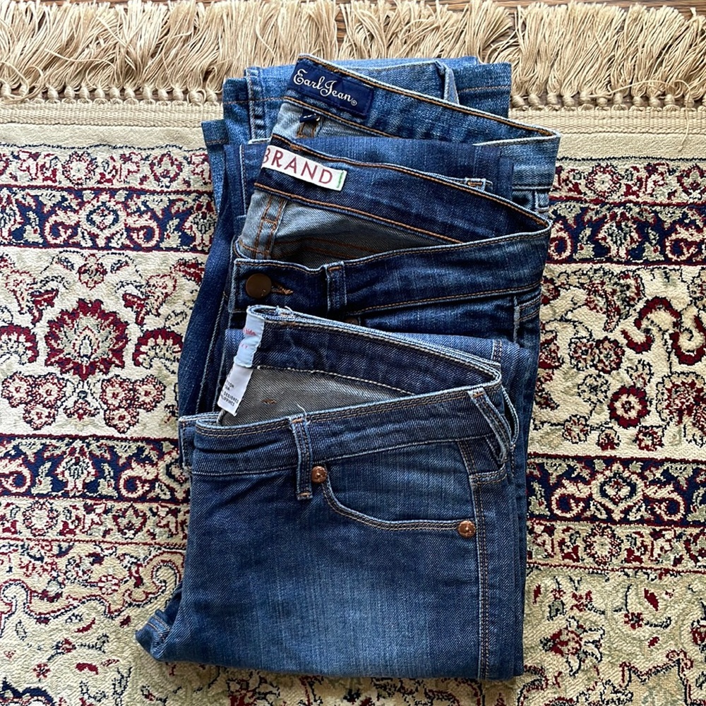 Denim Bundle - 3 pairs of jeans 26 Petite